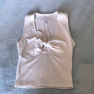 White crop top